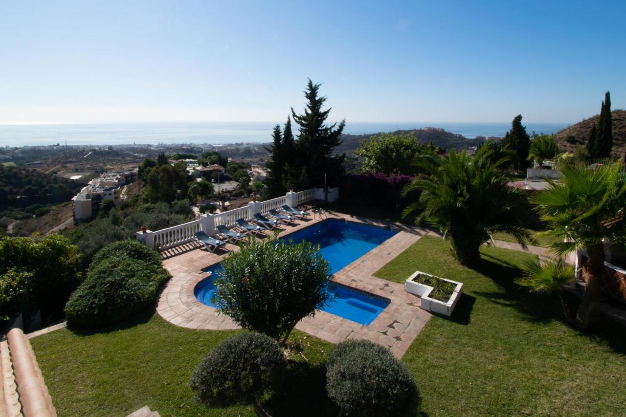 Gran Villa Con Vistas Al Mar Y Piscina Privada Málaga Exteriör bild