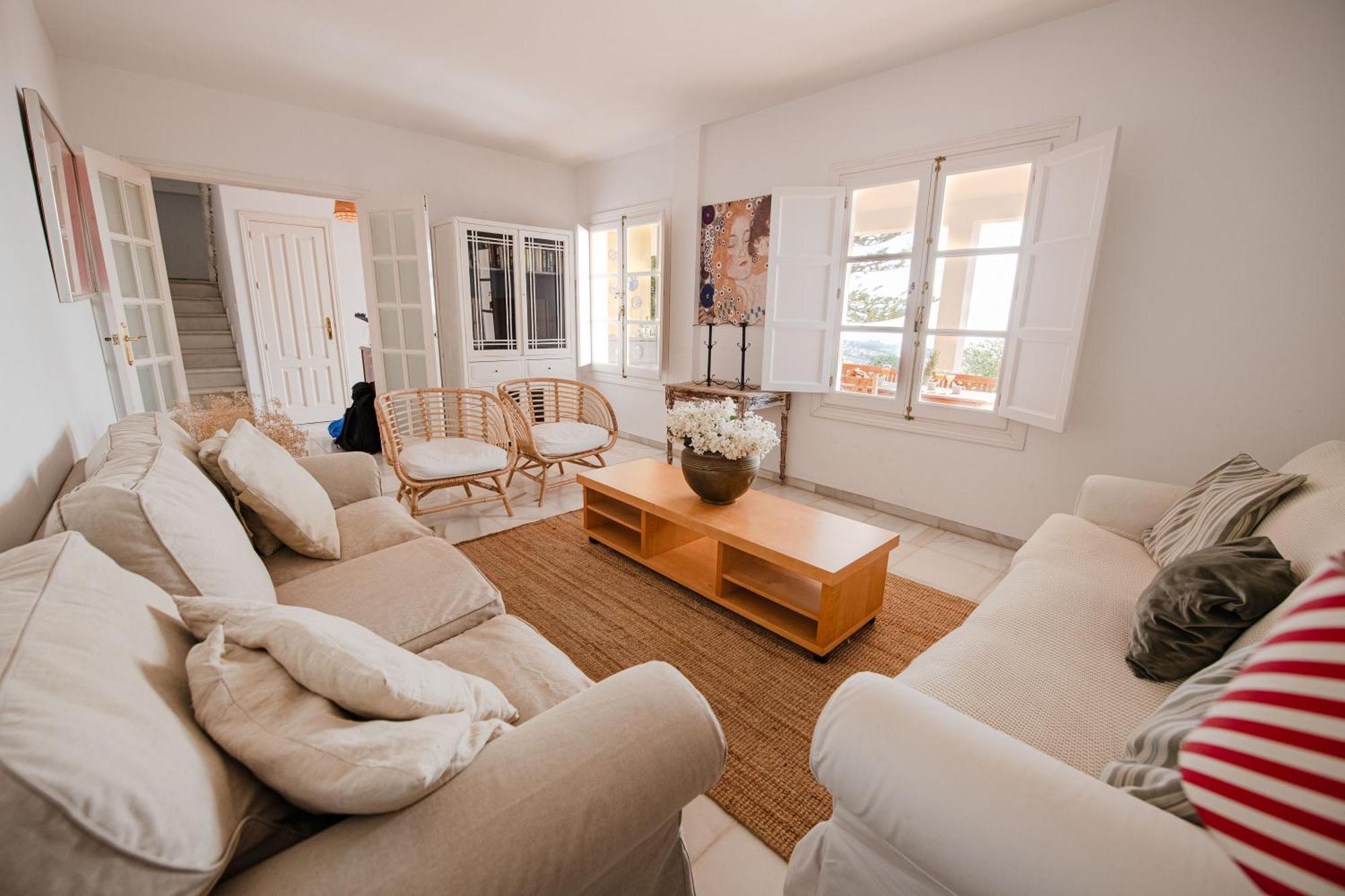 Gran Villa Con Vistas Al Mar Y Piscina Privada Málaga Exteriör bild